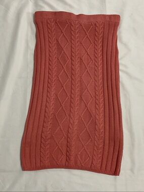 New York & Company Coral Cable Knit Midi Skirt